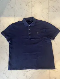 【LACOSTE】ラコステ ポロシャツ メンズ 5サイズ ネイビー 日本製