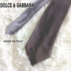 美品 DOLCE u0026 GABBANA レーヨン100 ふわとろネクタイ ドルガバ