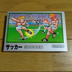 ファミコンサッカー箱説明書つき