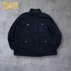 【1091】DOCKERSドッカーズ中綿ウールコート大きめ2XL人気の黒