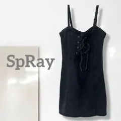 k1【スプレイ】キャミワンピース/美品 吸湿性 Y2K 平成 ギャル 一点物