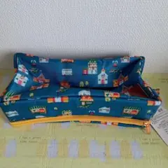 ティッシュBOXケース　青　Natti　7.8.10