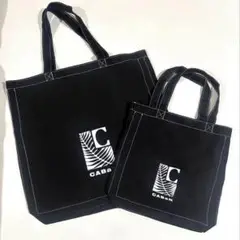 CABaN キャバン エコバッグ 手提げ ショッパー 黒 2点