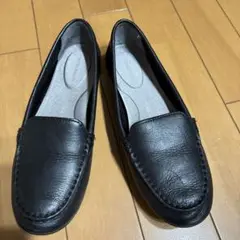 ロックポート デミサ ツー プレーン モック ブラック　カウレザー　22㎝