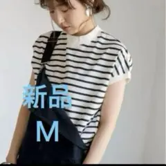 新品☆ コーエン ★リピT★ハイネックTシャツ★ボーダー