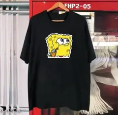 スポンジボム　ブラックTシャツ　新品