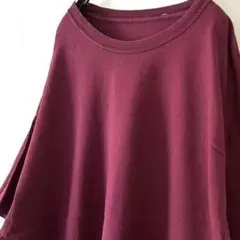 ビンテージプレーン 無地 Tシャツ レッド 赤 古着