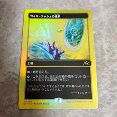 MTG　日本語版foil　ウィローラッシュの境界