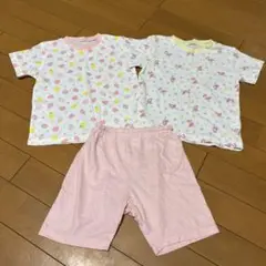 いちご　フラミンゴ　半袖　パジャマ　95cm セット♡