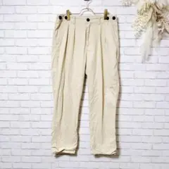 【美品】CLEF DE SOL クレドソル ワークパンツカジュアル W80 L