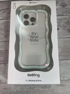 新品iPhone 16proホワイトオーロラiface BeBling