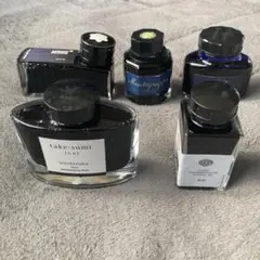 インク5セット　Pilot iroshizuku take-sumi 他