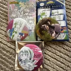 麗日お茶子　ヒーロープラザ　缶バッジ3個セット