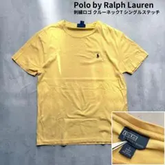 【Polo by Ralph Lauren】ポニー刺繍 クルーネックT S