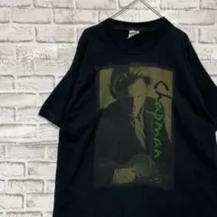 USA製90sヴィンテージTシャツ！シングルステッチ　ブラック半袖古着XL30