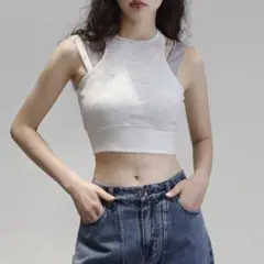 Chuculla アシメタンクトップ