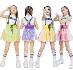 子供用HIPHOPダンス衣装 130cm ピンク