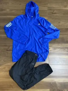 adidas ランニング ウィンドブレーカー L 上下セット