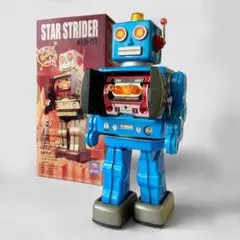 ブリキのロボット　STAR STRIDER　　AIJI-０１ 　日本製　堀川玩具 Amazon | 【当時物】堀川玩具 STAR STRIDER AIJI-01 スター