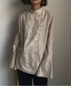 *美品* アメリ 2WAY BUTTON BLOUSE