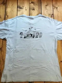 coen PEANUTSスヌーピー　 水色 Tシャツ コットン100%