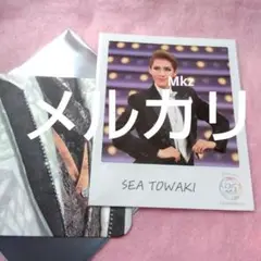 永久輝せあさん ポラロイド風フォトカード ＆ 日比谷シャンテコースター 宝塚花組
