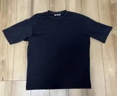 UNIQLO エアリズムコットンオーバーサイズTシャツ　黒　Lサイズ