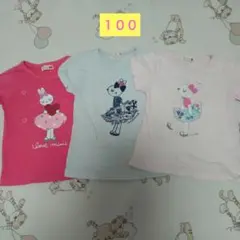 女の子　半袖Tシャツ　100cm まとめ売り　ニットプランナー