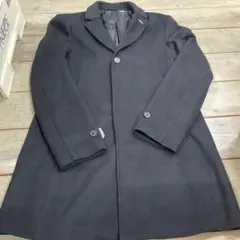 ARMANI EXCHANGE ウールコート 黒 L サイズ　8＊22