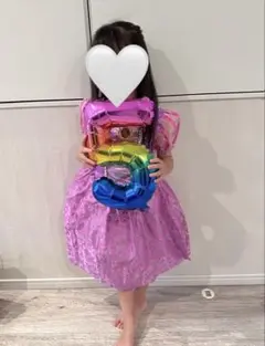 ラプンツェル コスプレ衣装 ピンク
