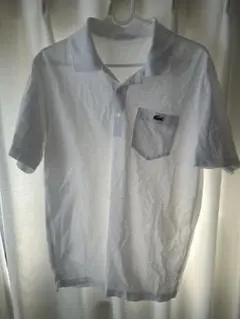 LACOSTE ホワイト ポロシャツ