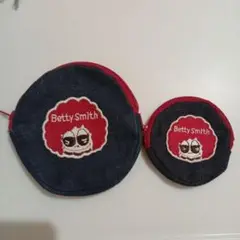 Betty Smith デニムコインケース セット　児島　デニム