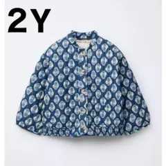新品！ZARA KIDSフラワーキルティングジャケット花柄コート85 90 95