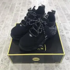 最終価格　バッファローロンドンbuffalo londonローカットスニーカー黒