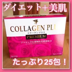 大好評のコラーゲンu0026プラセンタu0026乳酸菌u0026ヒアルロン酸 美肌プレミアム 25包入❗️
