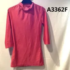 値下げ★SPALDING☆ハイネック 五分袖 カットソー（A3362F）