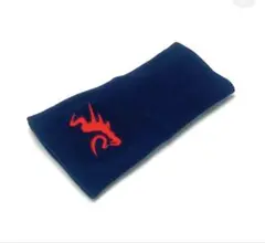 【超美品】 RYU リュウ 野球 リストバンド 紺×赤