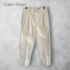 【Eddie Bauer エディーバウアー】　チノパン　テーパードパンツ　タック