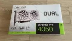 ASUS DUAL-RTX4060-O8G-WHITE グラフィックボード