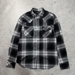 人気■DIESEL ディーゼル【L】オンブレ シャドーチェックシャツ Y2K