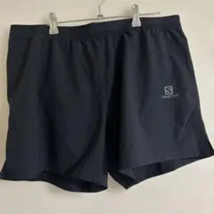 サロモン ランニング ショートパンツ メンズ Lサイズ ブラック