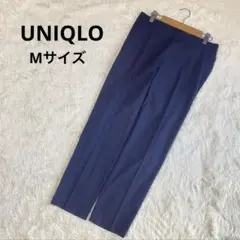UNIQLO スラックス ネイビー Mサイズ レディース ボトムス パンツ