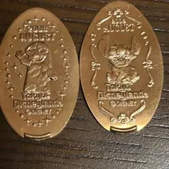 リロ　スティッチ　ディズニー　スーベニアメダル
