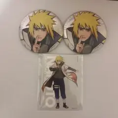 NARUTO ベースヤードトーキョー 波風ミナト ビック缶バッジ 特典