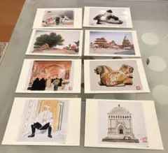 アートポストカード　ポストカード　絵はがき　8枚セット