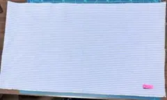 はぎれ　水色　ストライプ　40cm×140cm