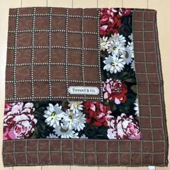 ティファニー★スカーフ★大判★茶色系★美品