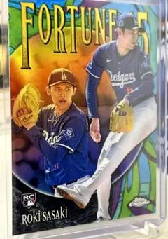 佐々木朗希 RC Topps Chrome 2025 FORTUNE 5