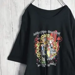 【入手困難】00s USA 古着 プリント ブラック Tシャツ #336