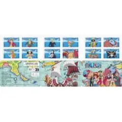 ワンピース　ONE PIECE フランス　切手